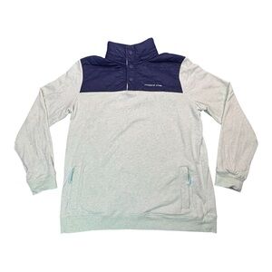 Vineyard Vines Performance Shep Shirt Women's Small Mint Green Quilted Pullover